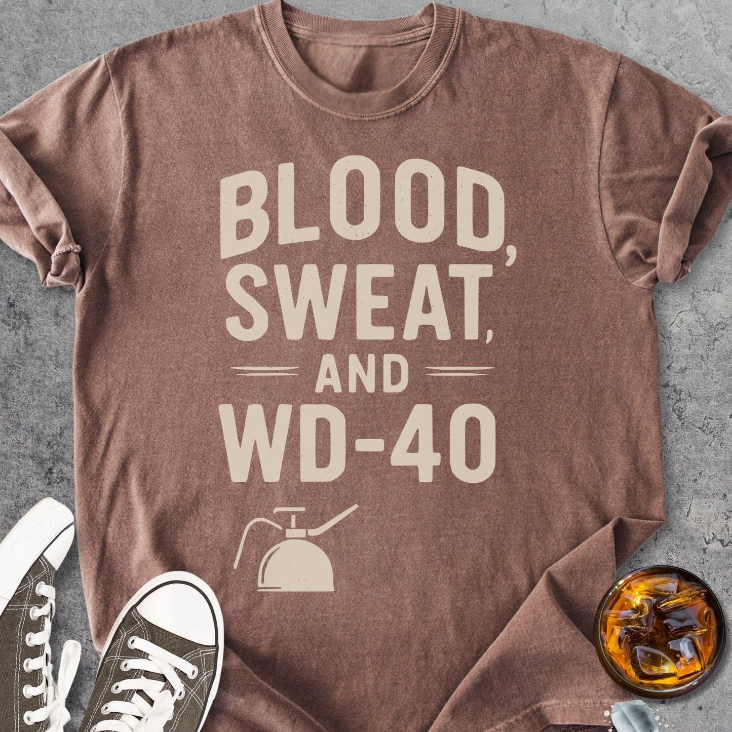Blood Sweat and WD-40 - Vintage Heavyweight Tee