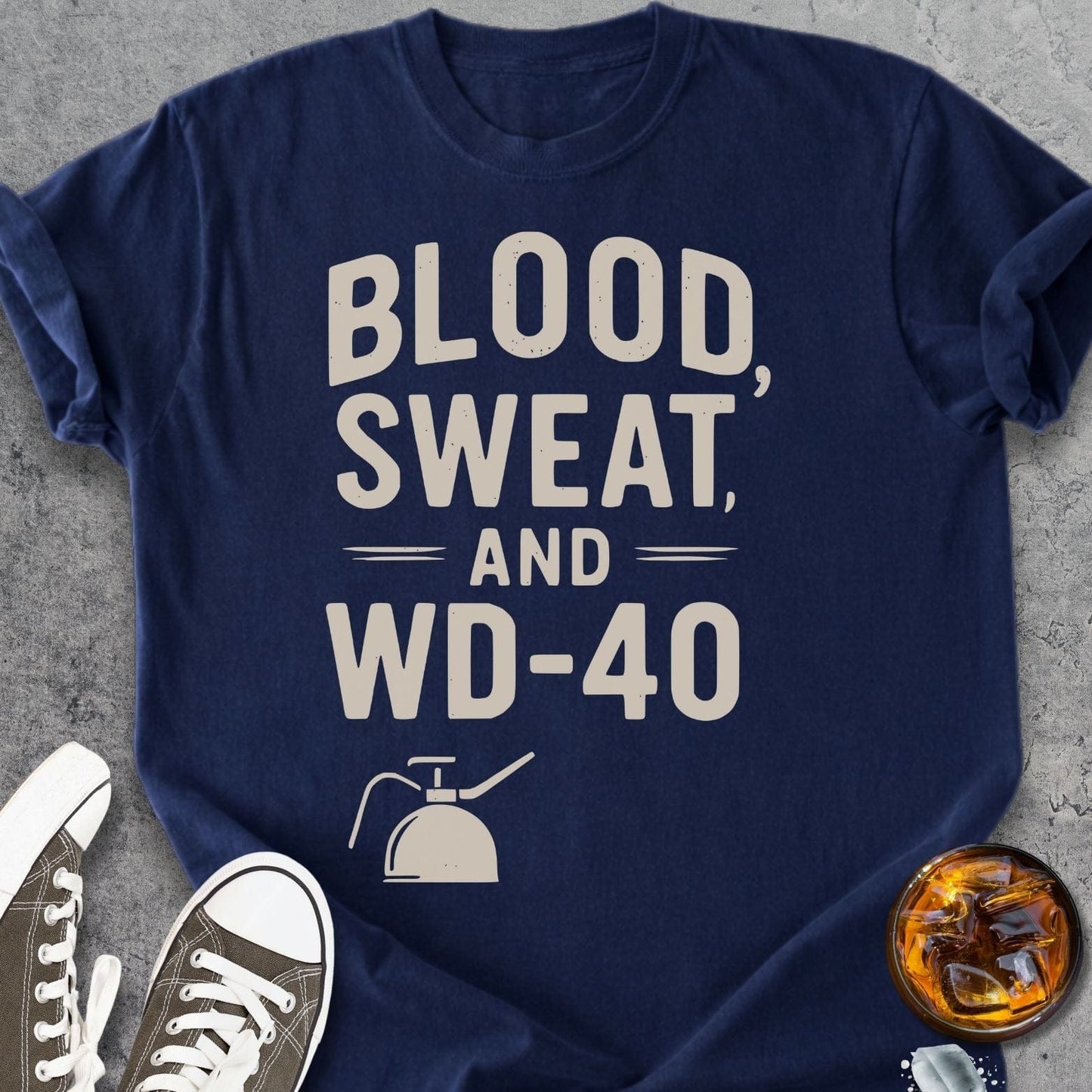 Blood Sweat and WD-40 - Vintage Heavyweight Tee
