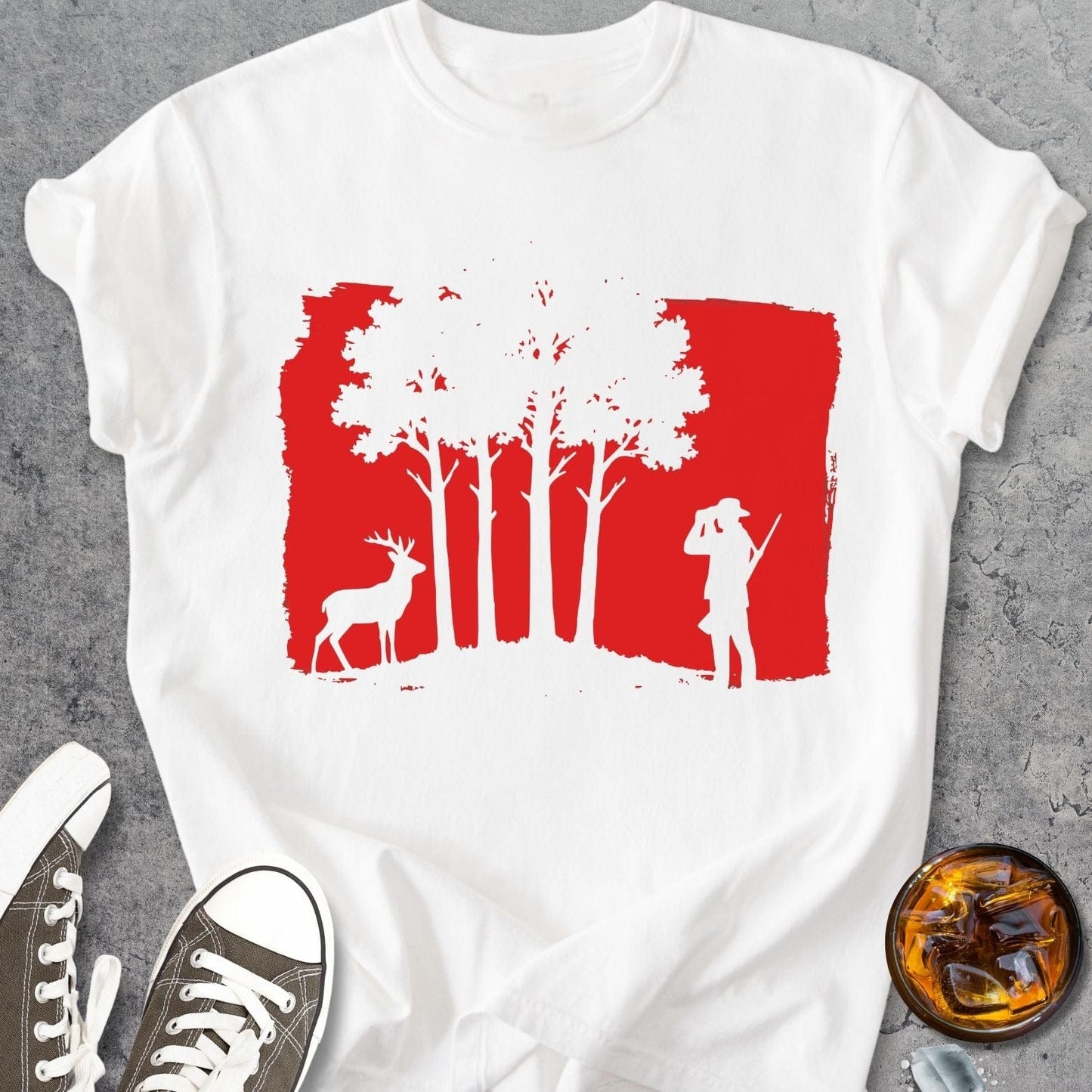 Hunting Scene - Vintage Heavyweight Tee