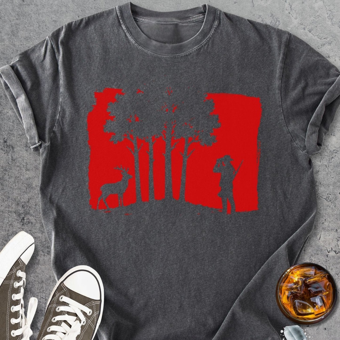 Hunting Scene - Vintage Heavyweight Tee