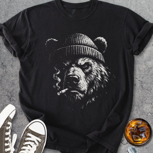 Smoking Bear - Vintage Heavyweight Tee