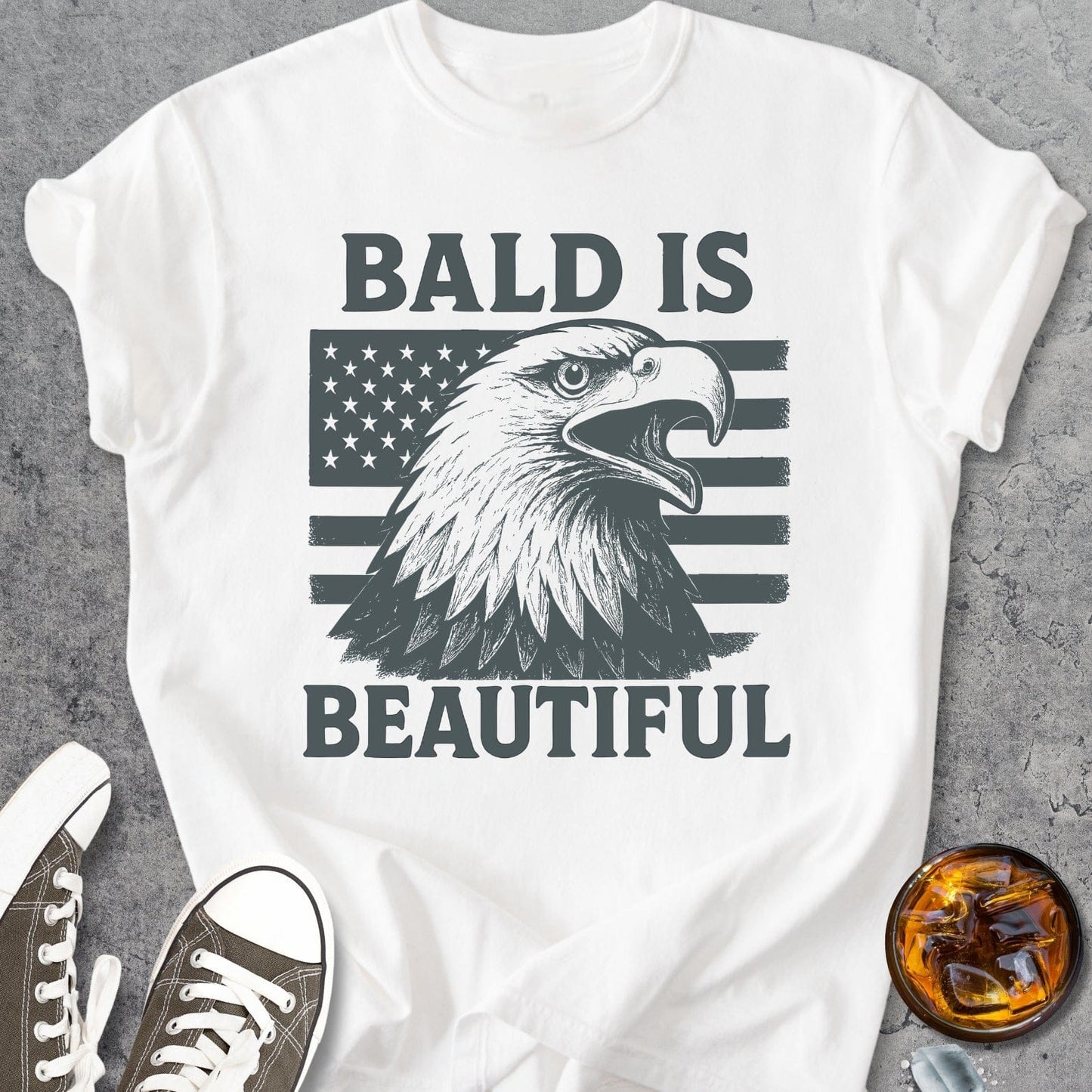 Bald is Beautiful - Vintage Heavyweight Tee