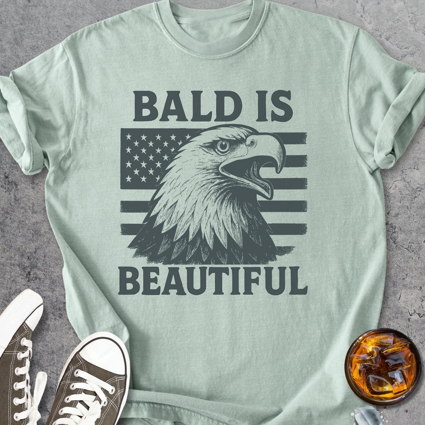 Bald is Beautiful - Vintage Heavyweight Tee