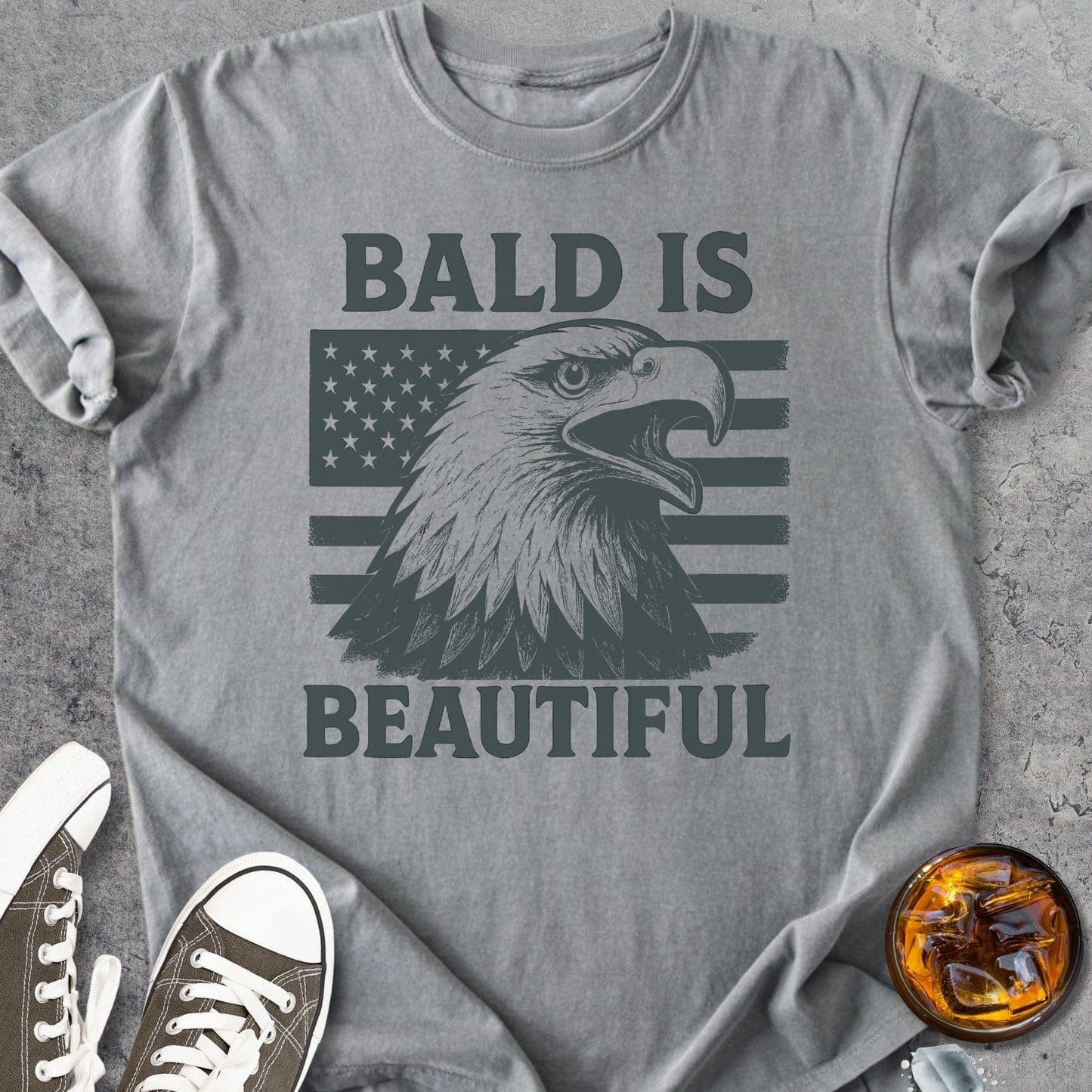 Bald is Beautiful - Vintage Heavyweight Tee