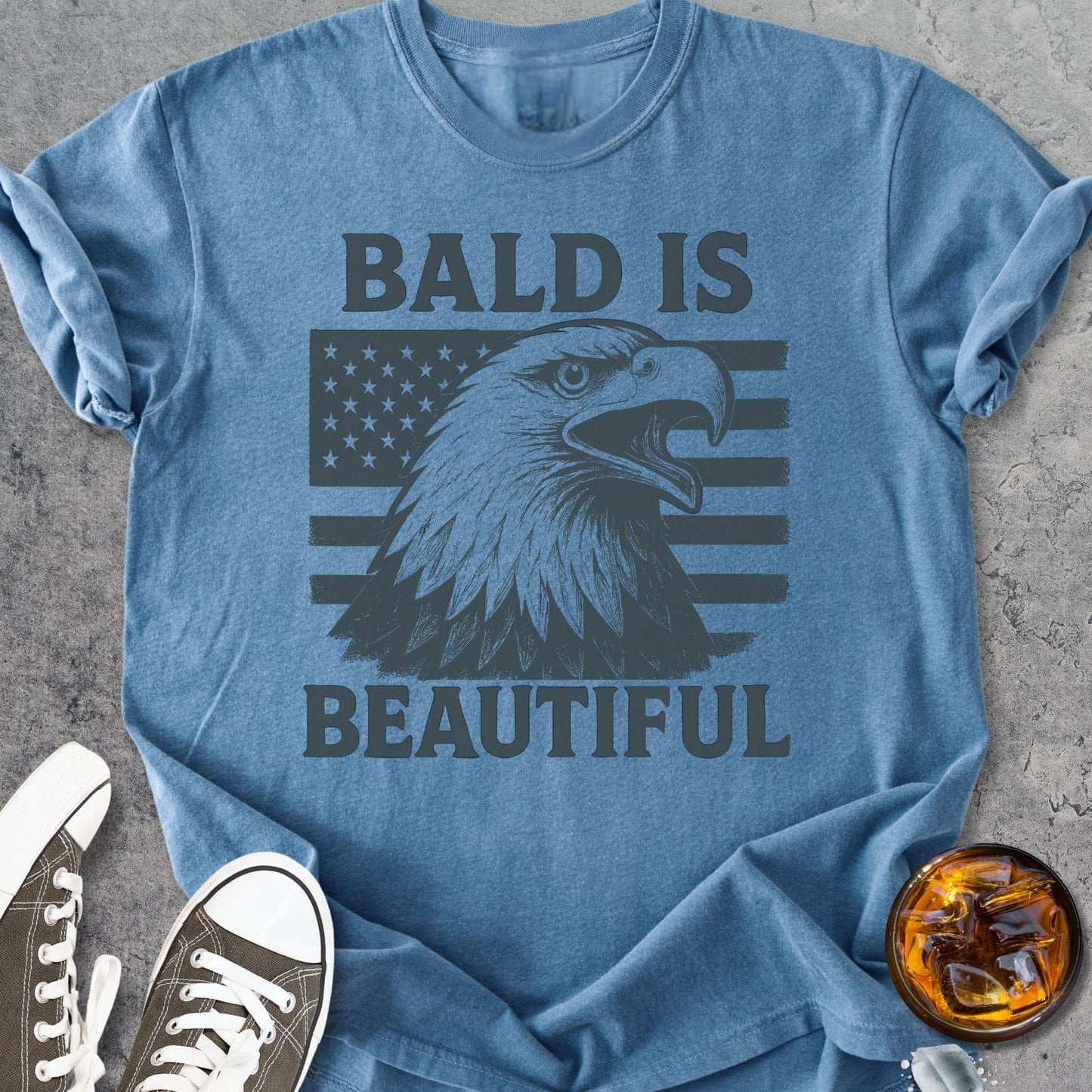 Bald is Beautiful - Vintage Heavyweight Tee