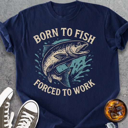 Born To Fish - Vintage Heavyweight Tee
