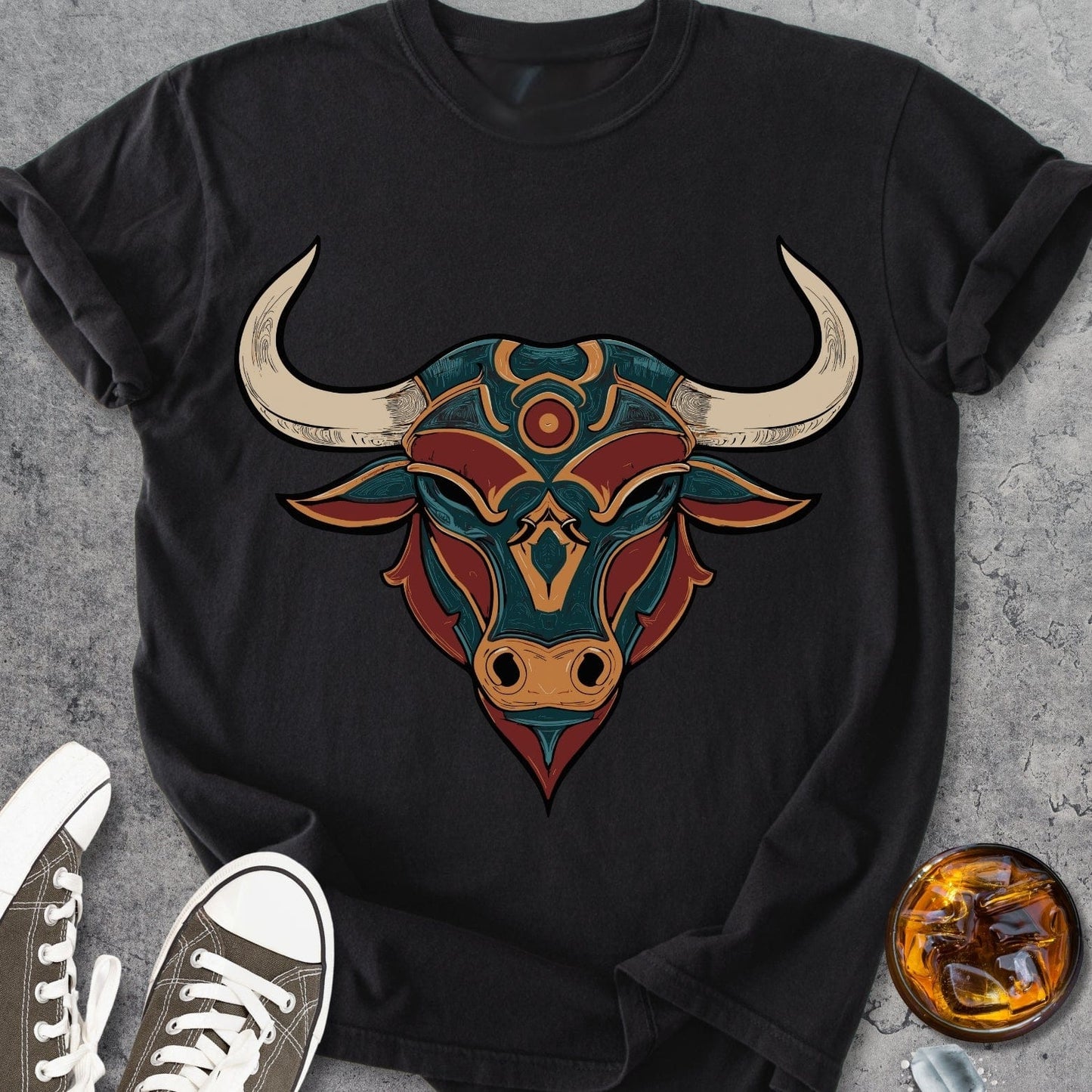 Bull Head - Vintage Heavyweight Tee
