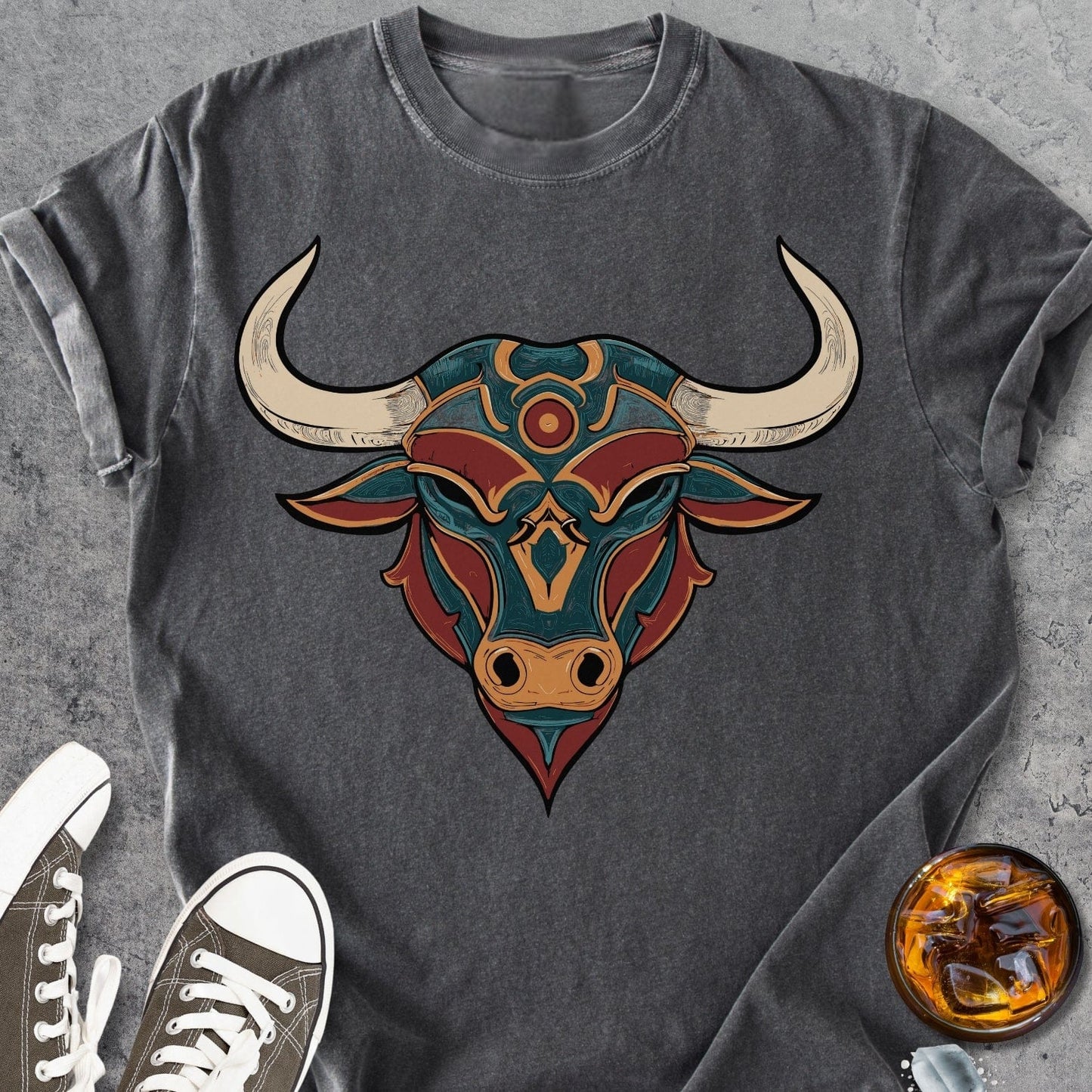Bull Head - Vintage Heavyweight Tee