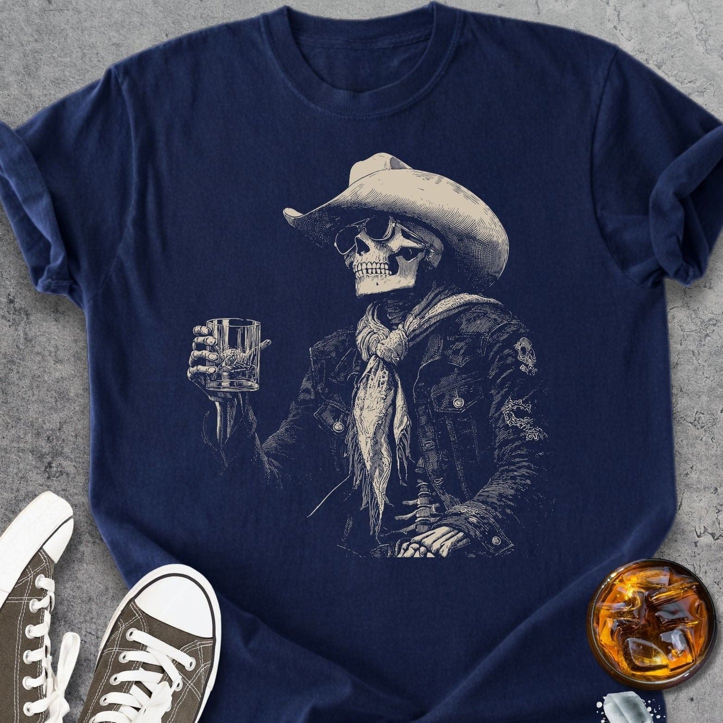 Skeleton After Hour - Premium Heavyweight Tee