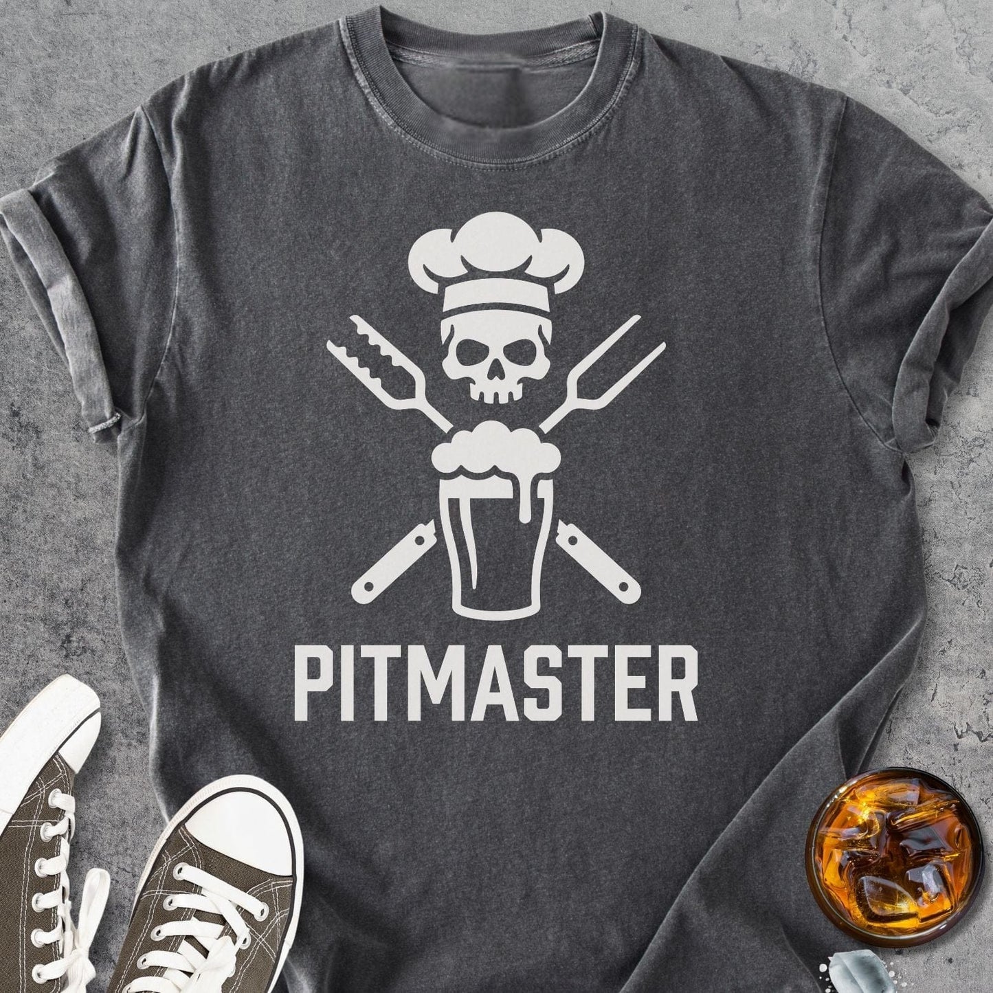 Skeleton Pitmaster - Vintage Heavyweight Tee