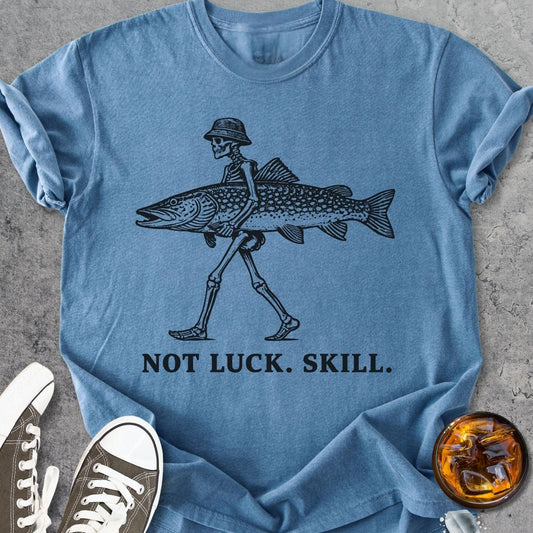 Not Luck. Skill. - Vintage Heavyweight Tee