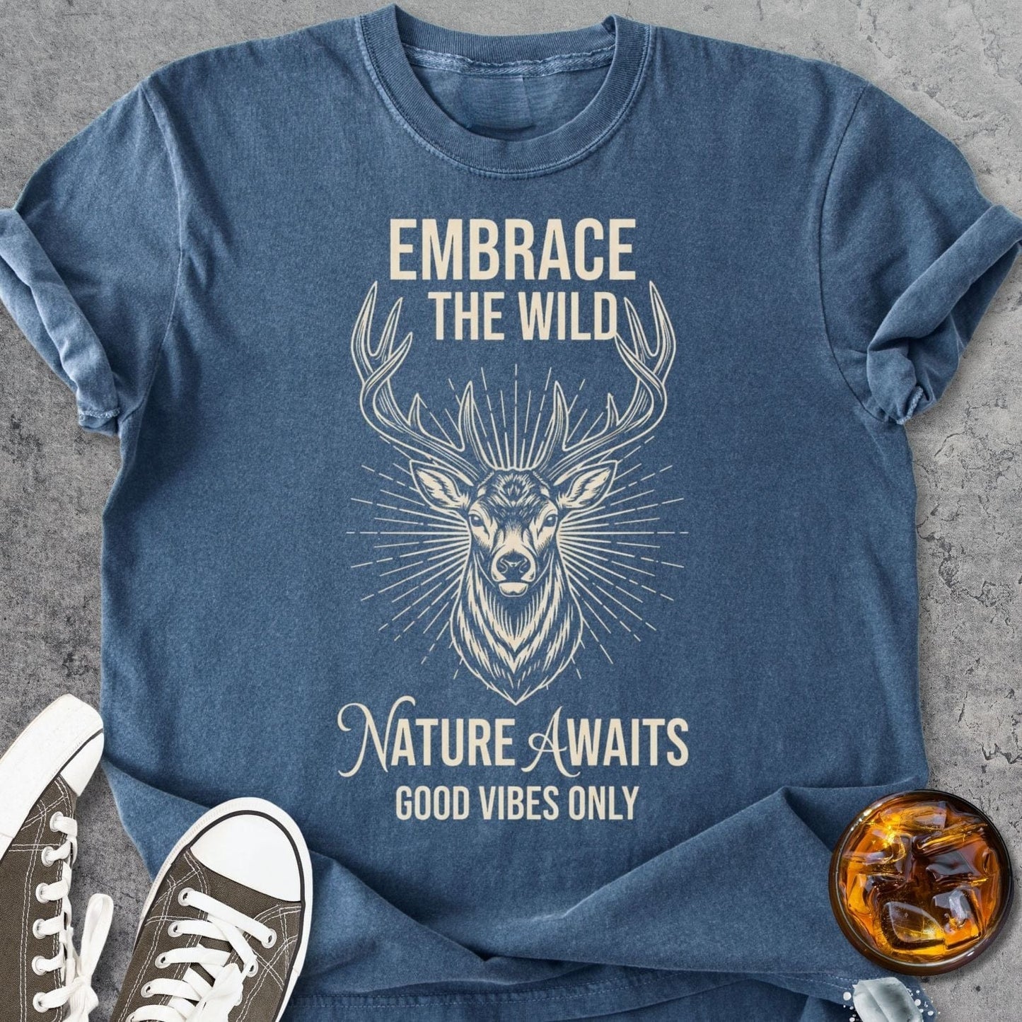 Embrace The Wild - Vintage Heavyweight Tee