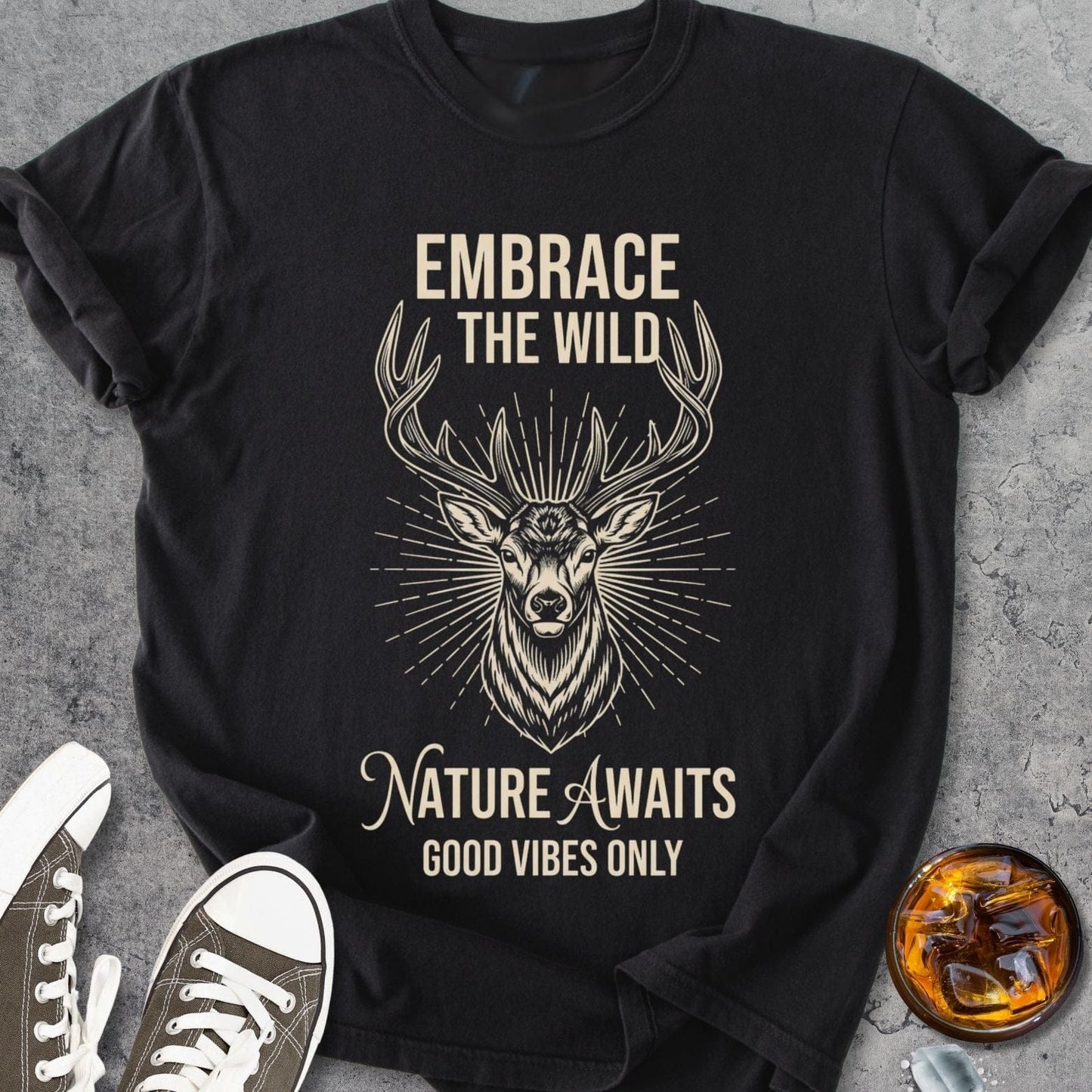 Embrace The Wild - Vintage Heavyweight Tee