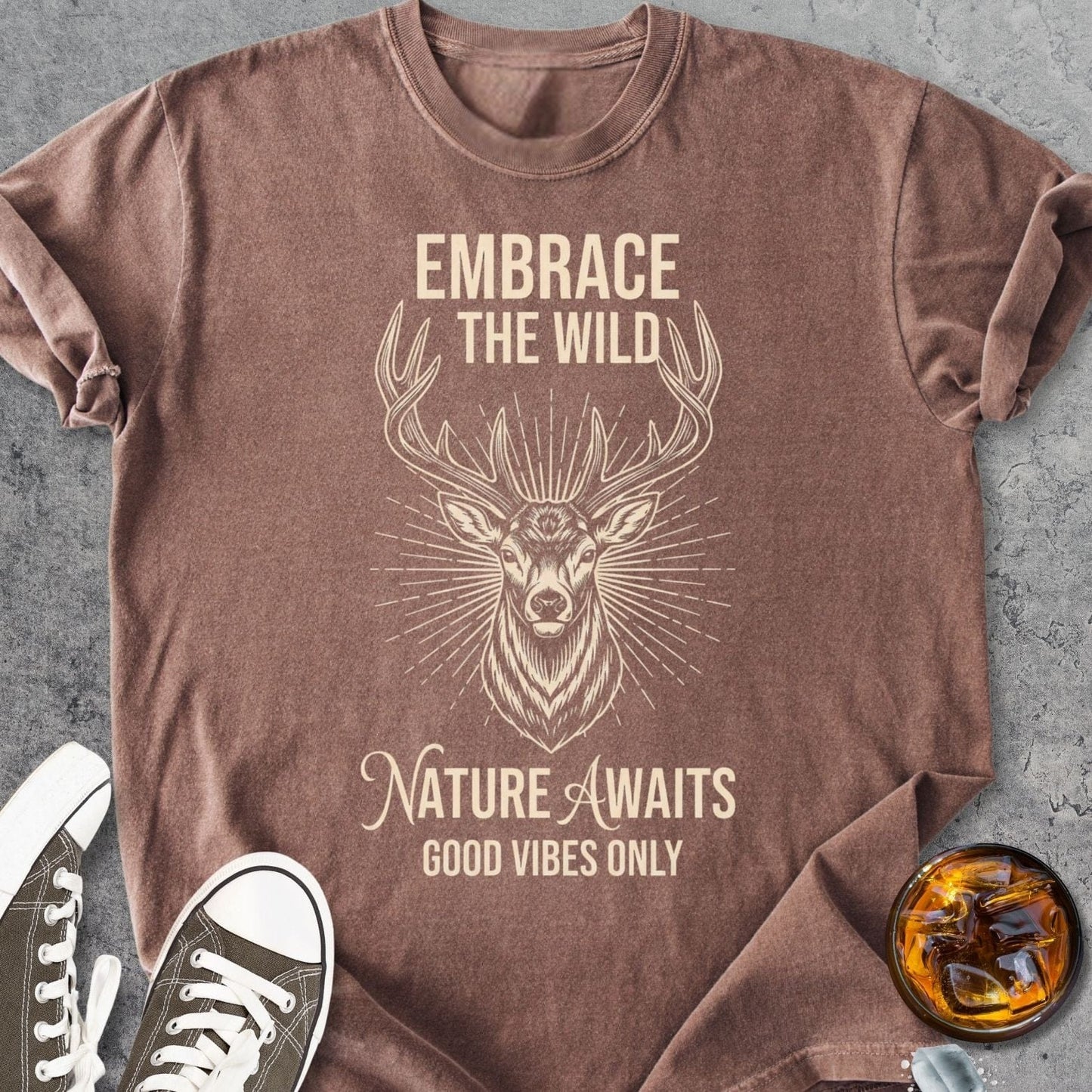 Embrace The Wild - Vintage Heavyweight Tee