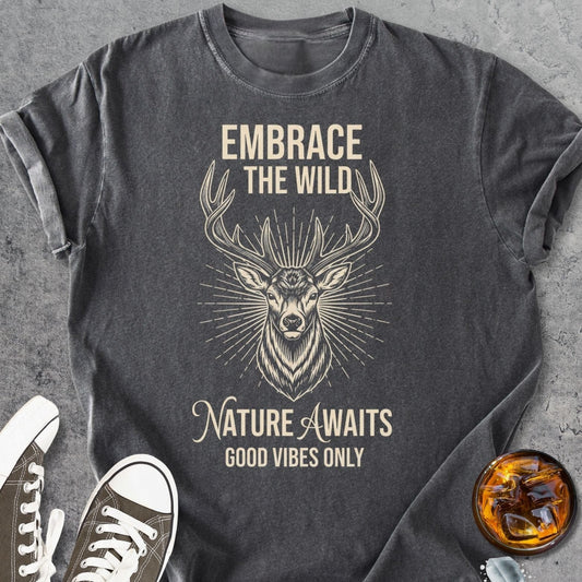 Embrace The Wild - Vintage Heavyweight Tee