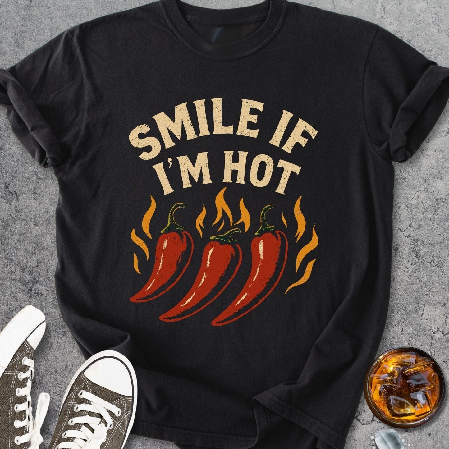 Smile If I'm Hot - Vintage Heavyweight Tee