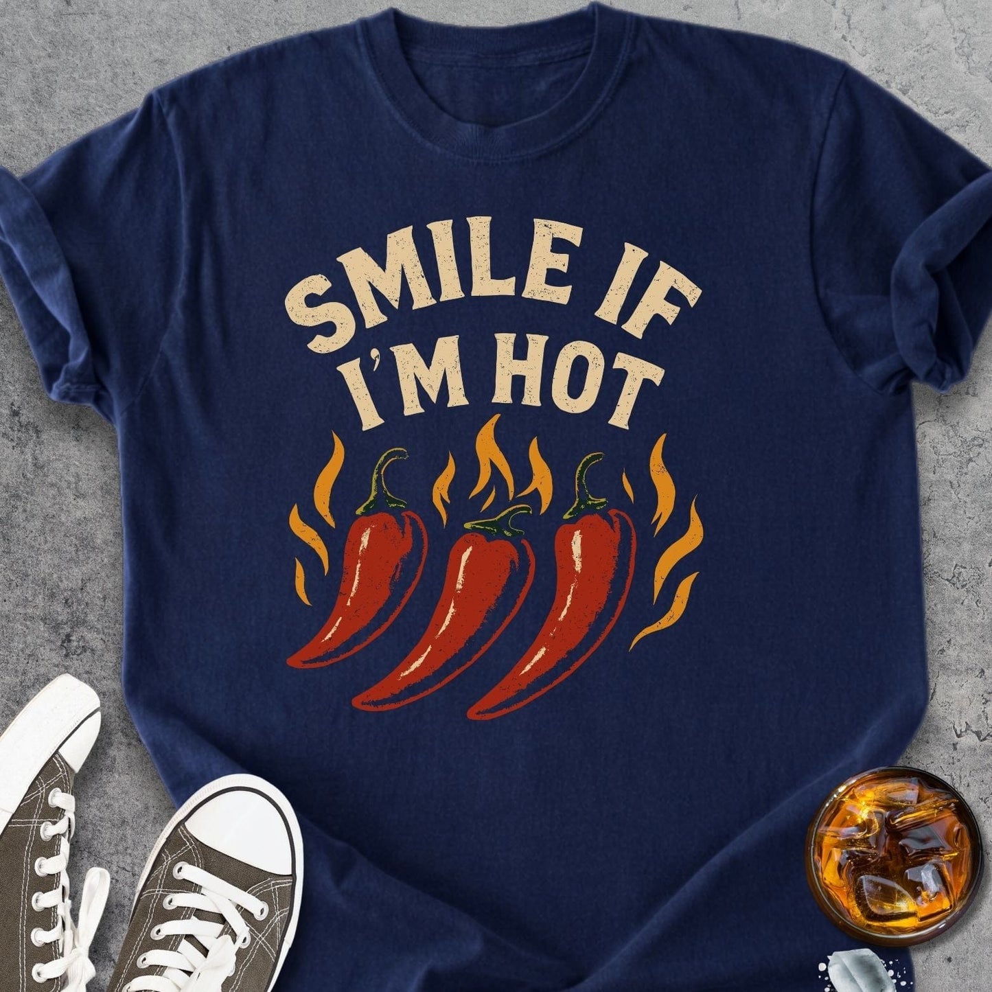 Smile If I'm Hot - Vintage Heavyweight Tee