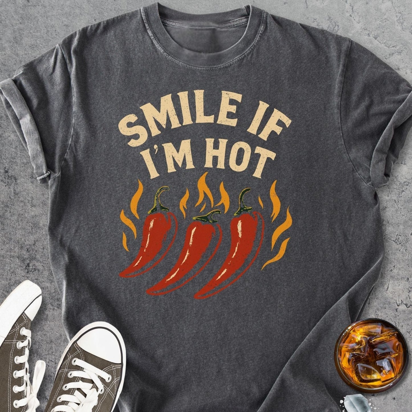 Smile If I'm Hot - Vintage Heavyweight Tee