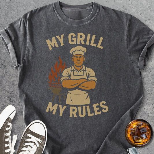 My Grill My Rules Man - Vintage Heavyweight Tee