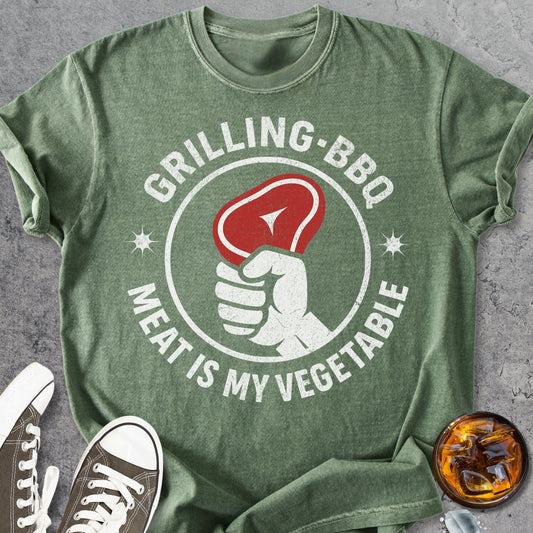 Meat Is My Vegetable - Vintage Heavyweight Tee