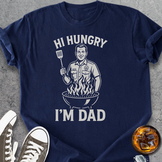 Hi Hungry Im Dad - Vintage Heavyweight Tee