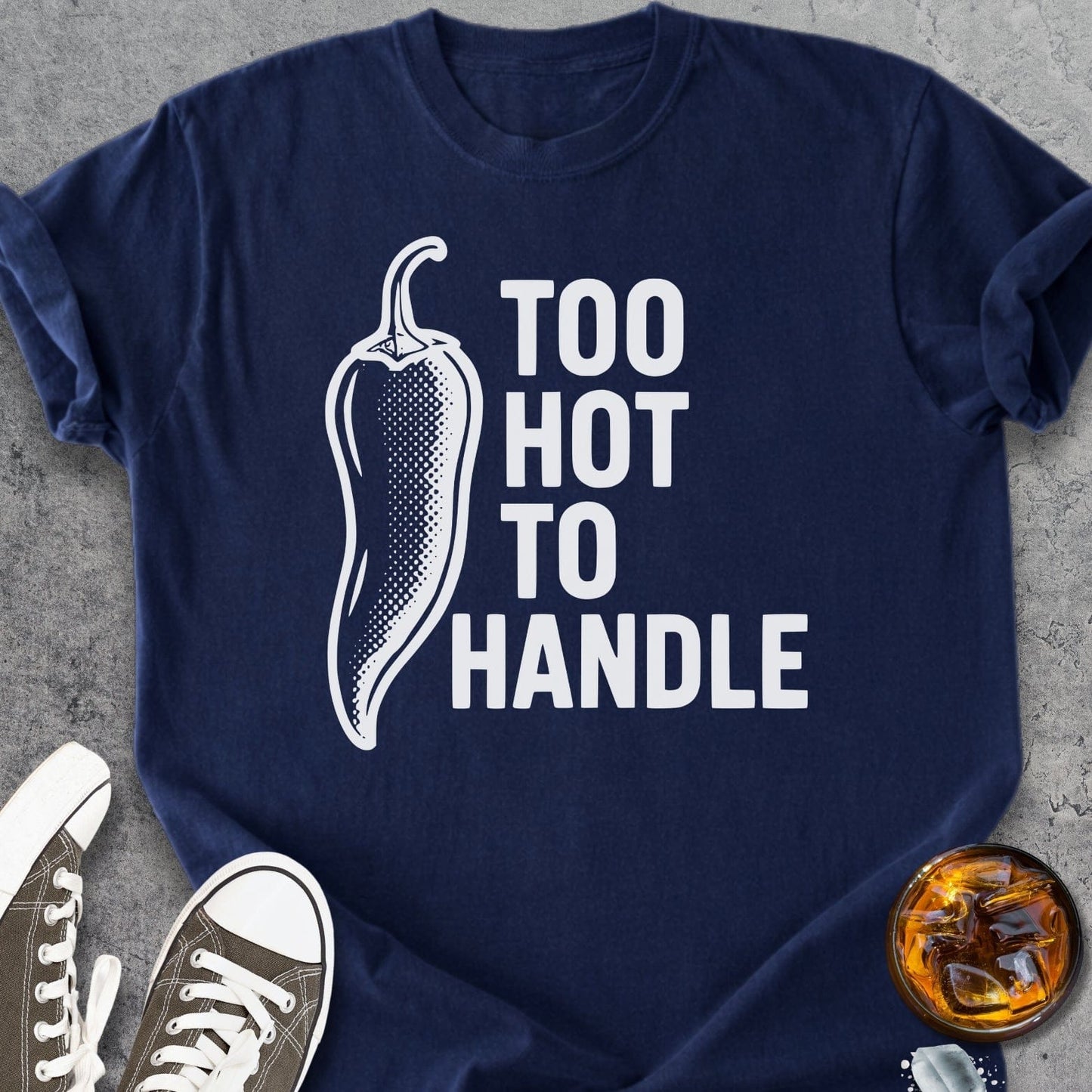 Too Hot To Handle - Vintage Heavyweight Tee