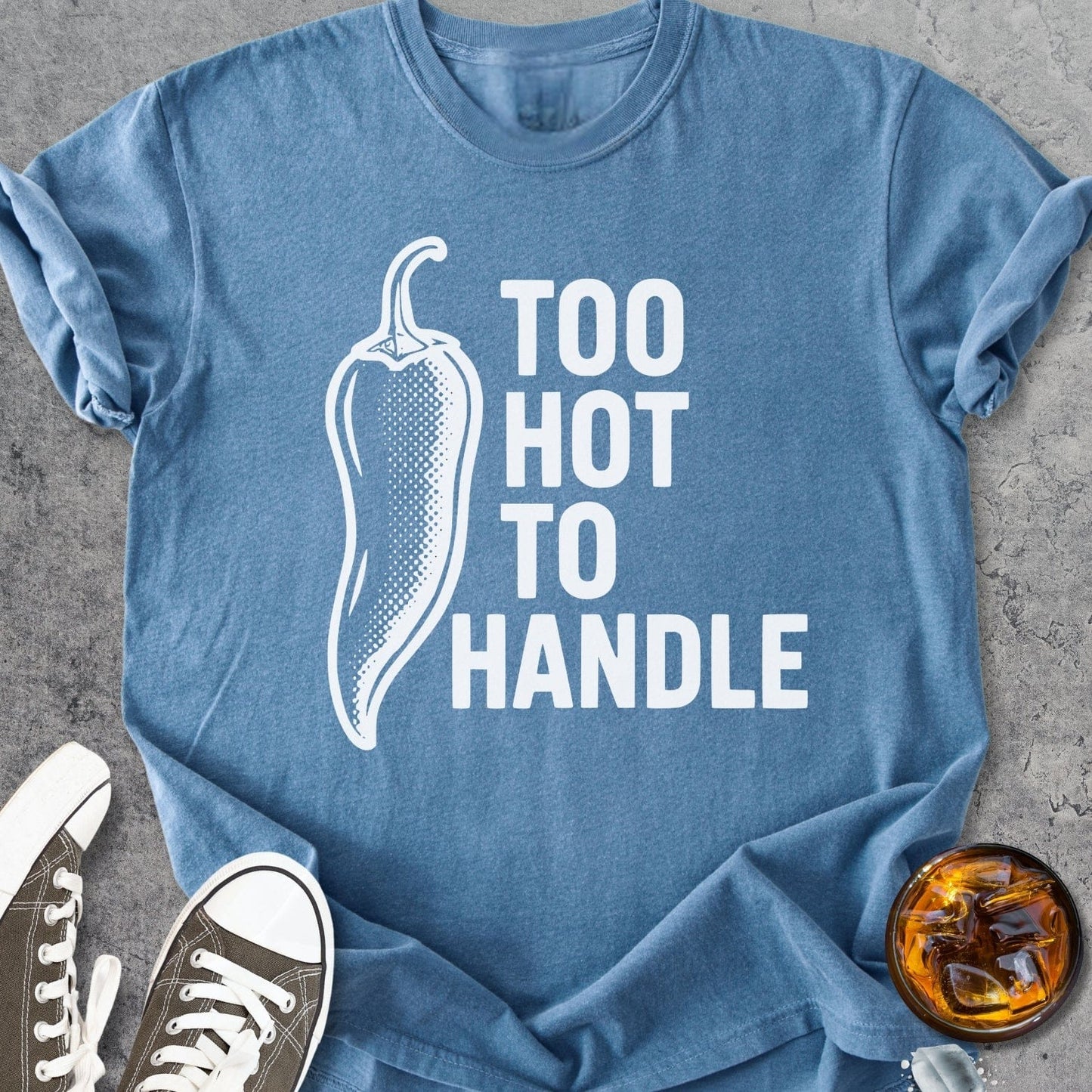 Too Hot To Handle - Vintage Heavyweight Tee