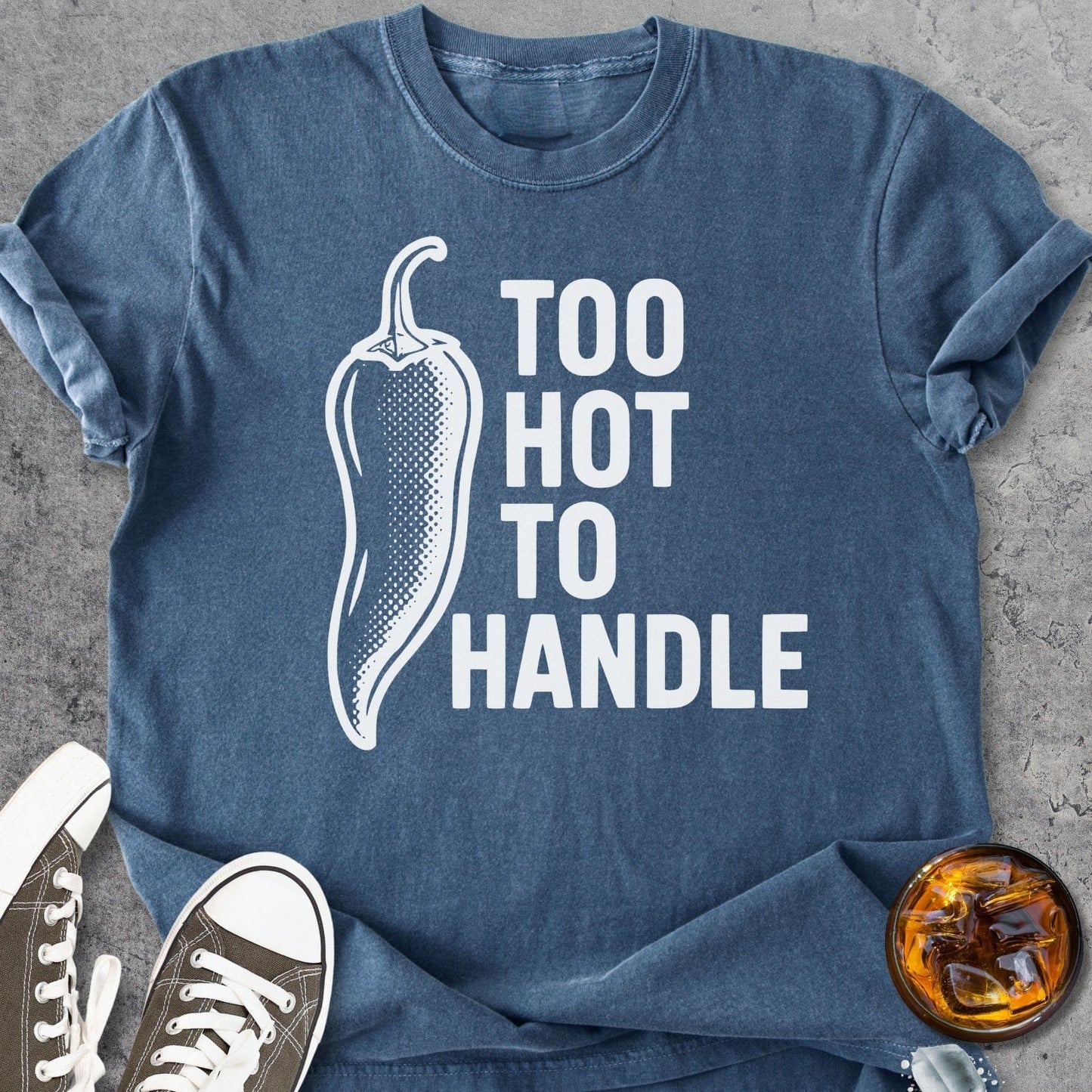 Too Hot To Handle - Vintage Heavyweight Tee