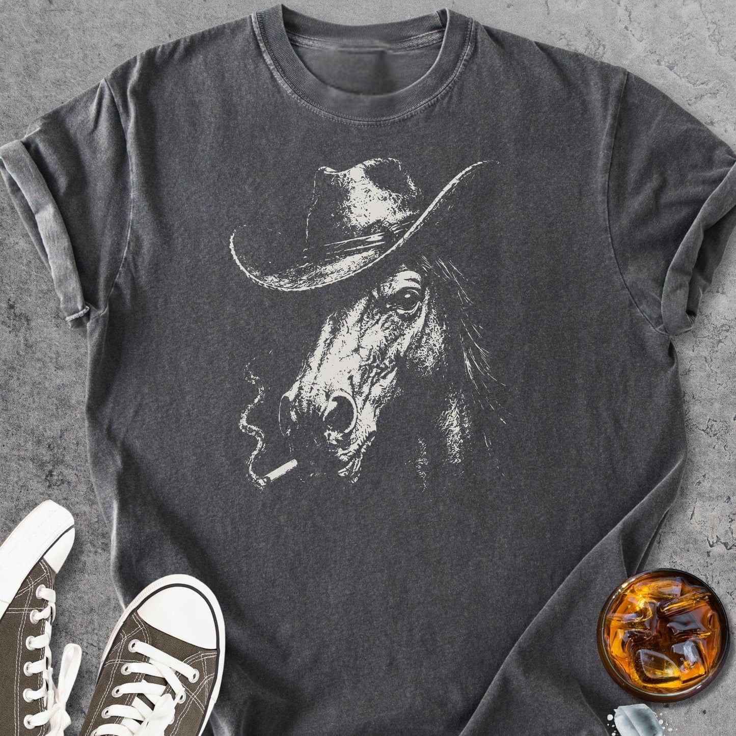 Smokin’ Stallion - Vintage Heavyweight Tee