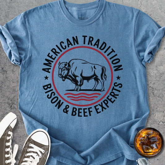 American Tradition Bison Experts - Vintage Heavyweight Tee