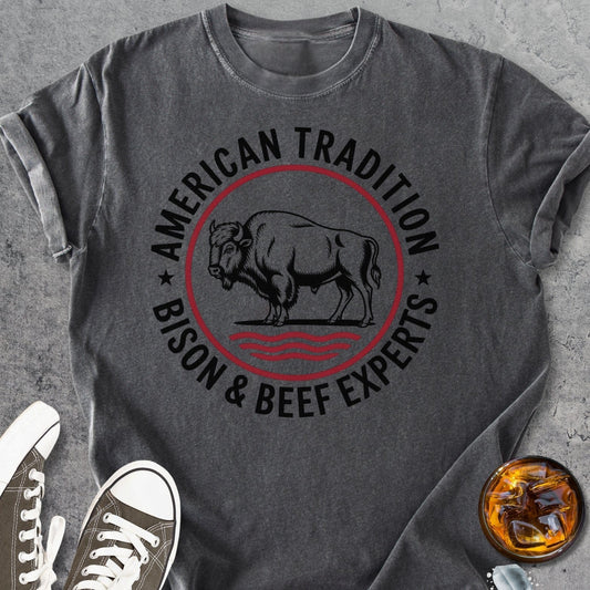 American Tradition Bison Experts - Vintage Heavyweight Tee