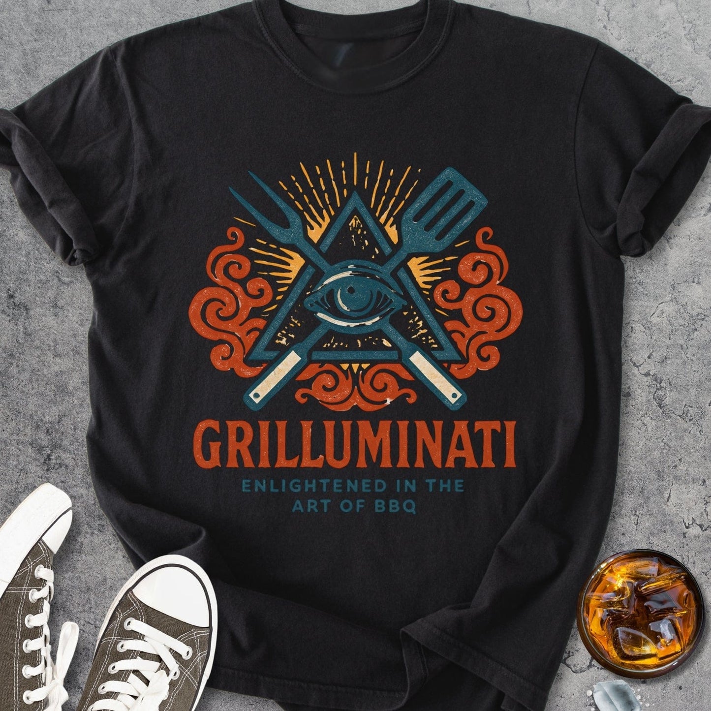 Grilluminati - Vintage Heavyweight Tee