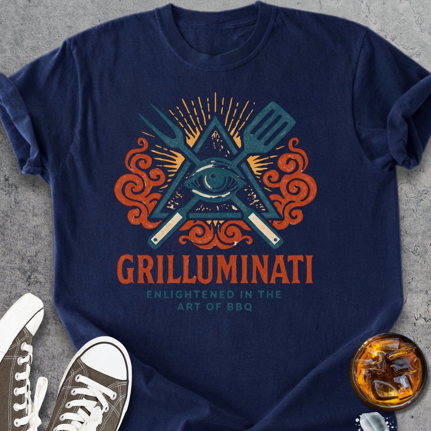 Grilluminati - Vintage Heavyweight Tee
