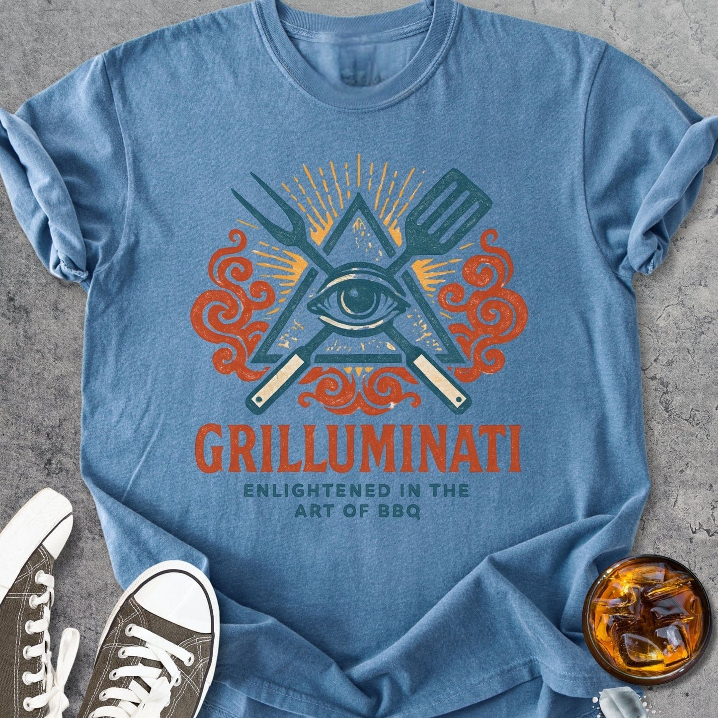 Grilluminati - Vintage Heavyweight Tee