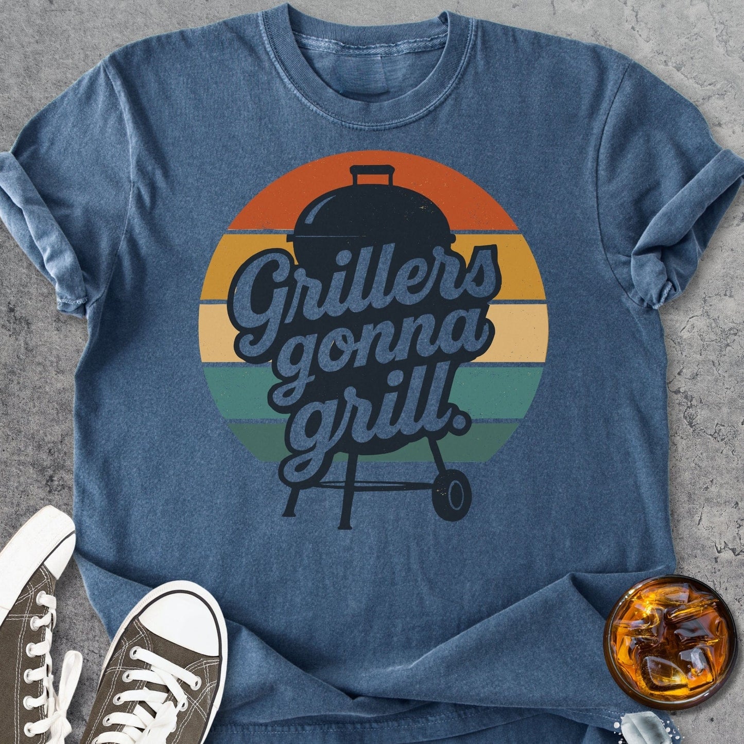 Grillers Gonna Grill - Vintage Heavyweight Tee
