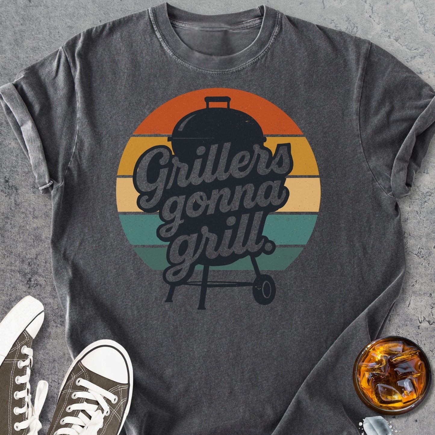 Grillers Gonna Grill - Vintage Heavyweight Tee