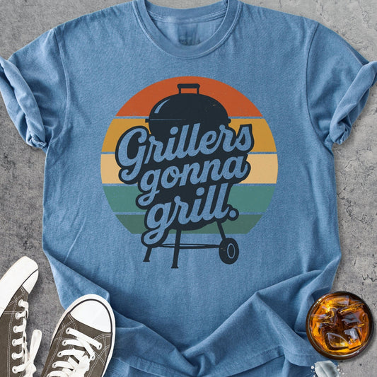 Grillers Gonna Grill - Vintage Heavyweight Tee