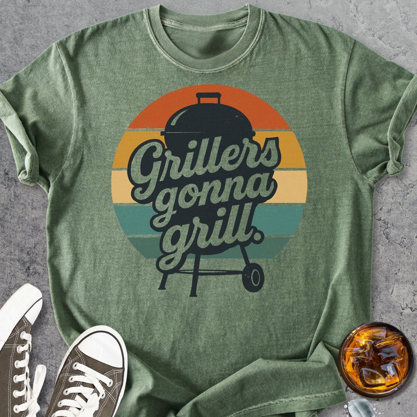 Grillers Gonna Grill - Vintage Heavyweight Tee