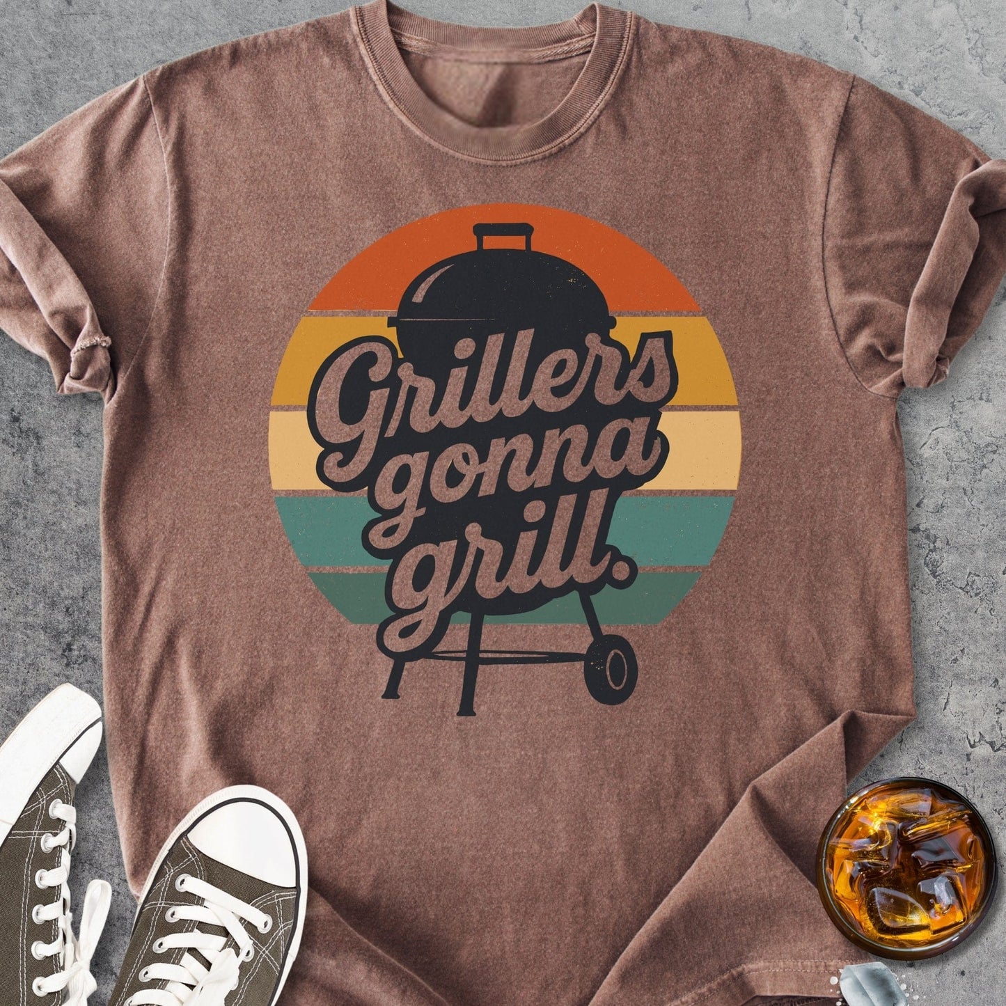 Grillers Gonna Grill - Vintage Heavyweight Tee