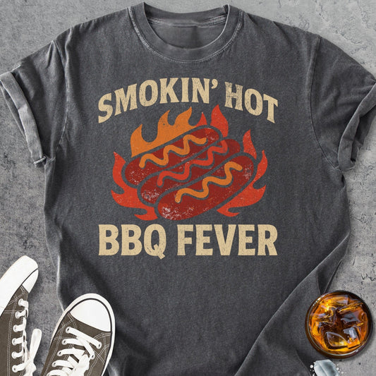 BBQ Fever.png - Vintage Heavyweight Tee