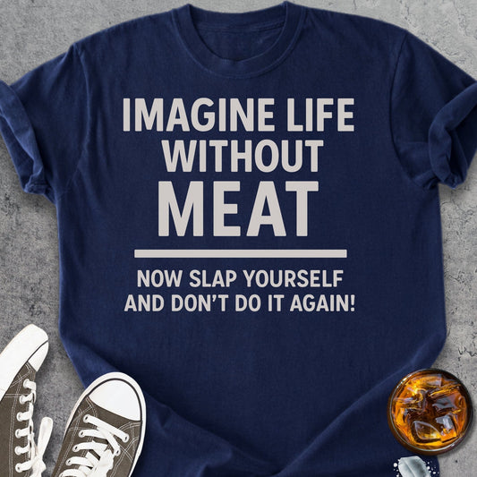 Life Without Meat - Vintage Heavyweight Tee