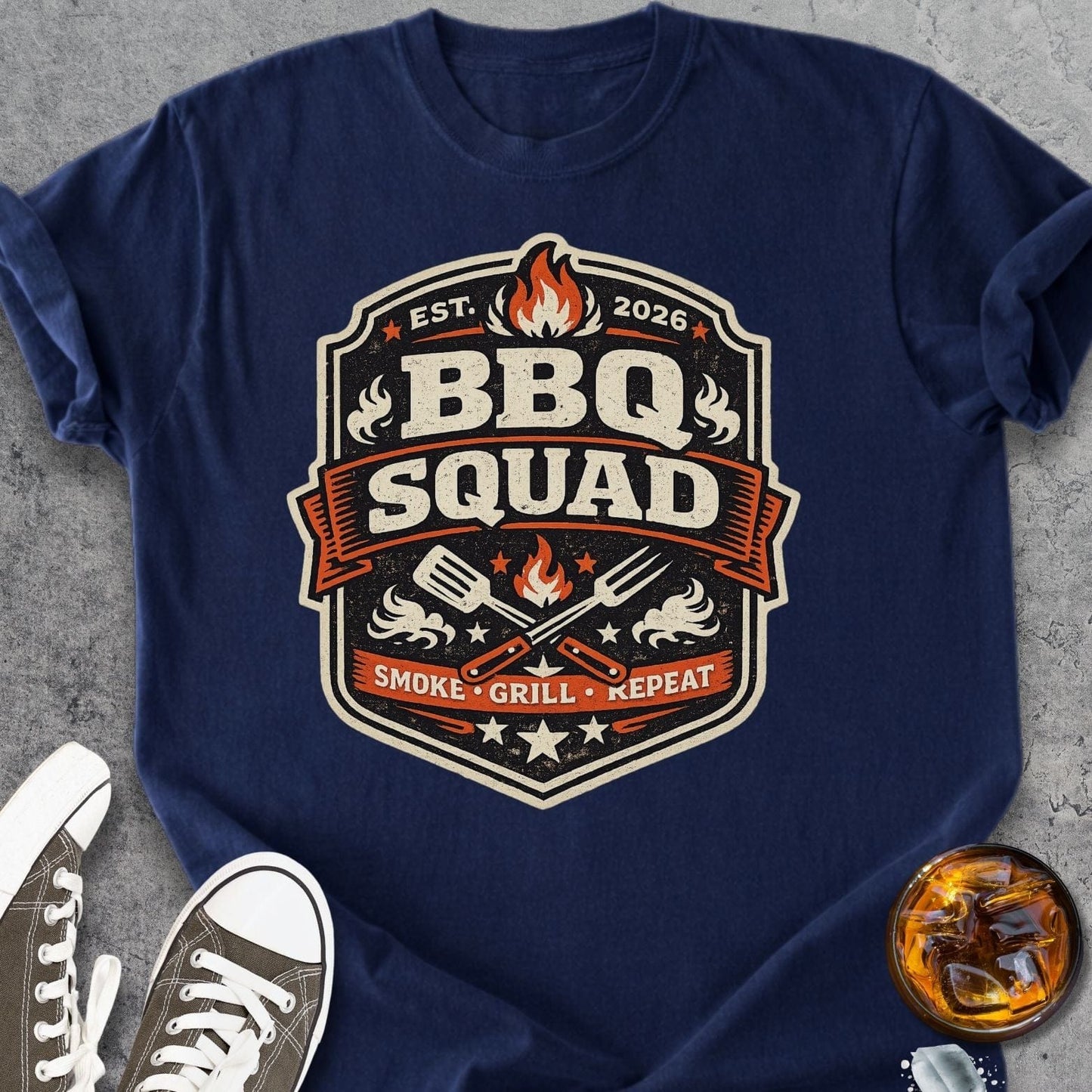 BBQ Squad - Vintage Heavyweight Tee