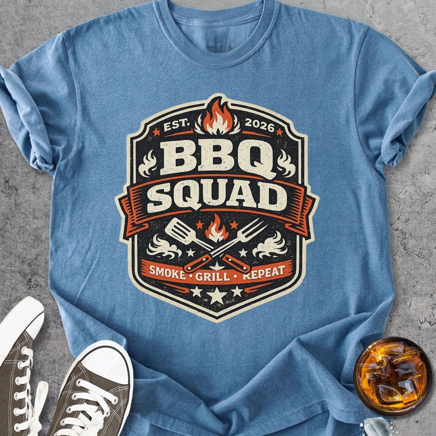 BBQ Squad - Vintage Heavyweight Tee