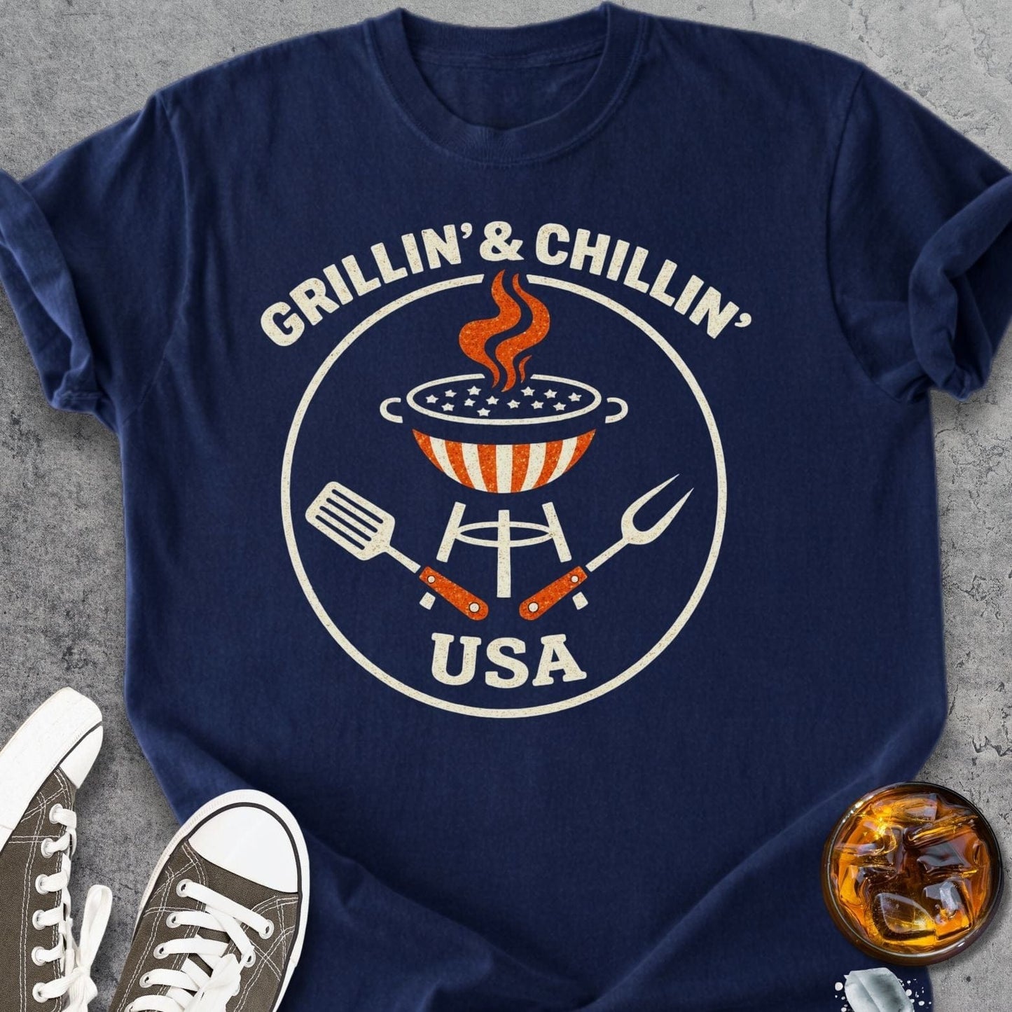 BBQ Squad USA - Vintage Heavyweight Tee