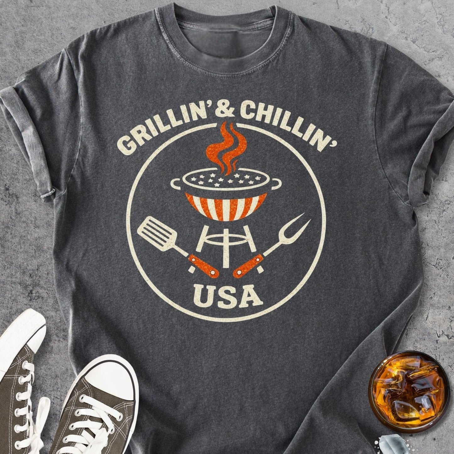 BBQ Squad USA - Vintage Heavyweight Tee