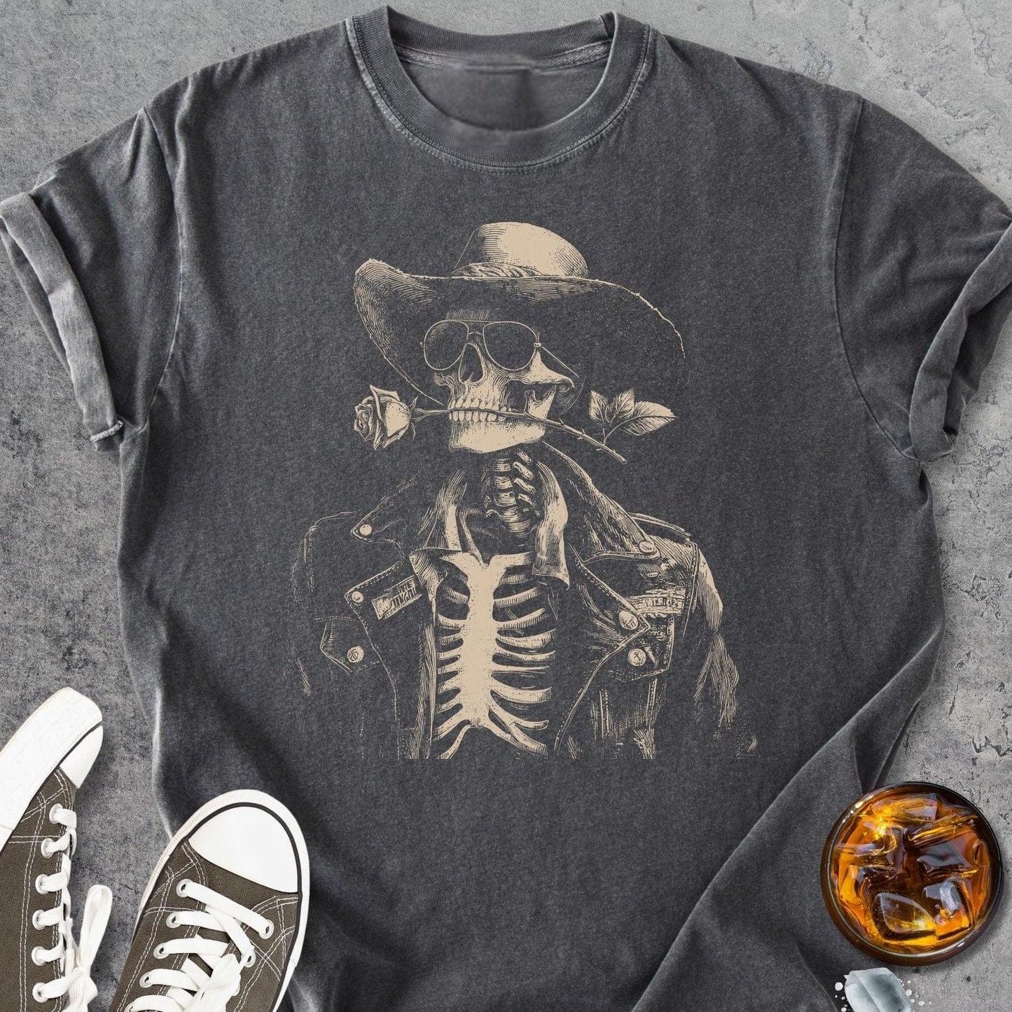 Skeleton Gigolo - Vintage Heavyweight Tee