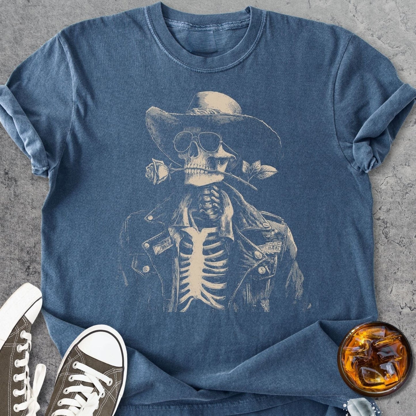 Skeleton Gigolo - Vintage Heavyweight Tee