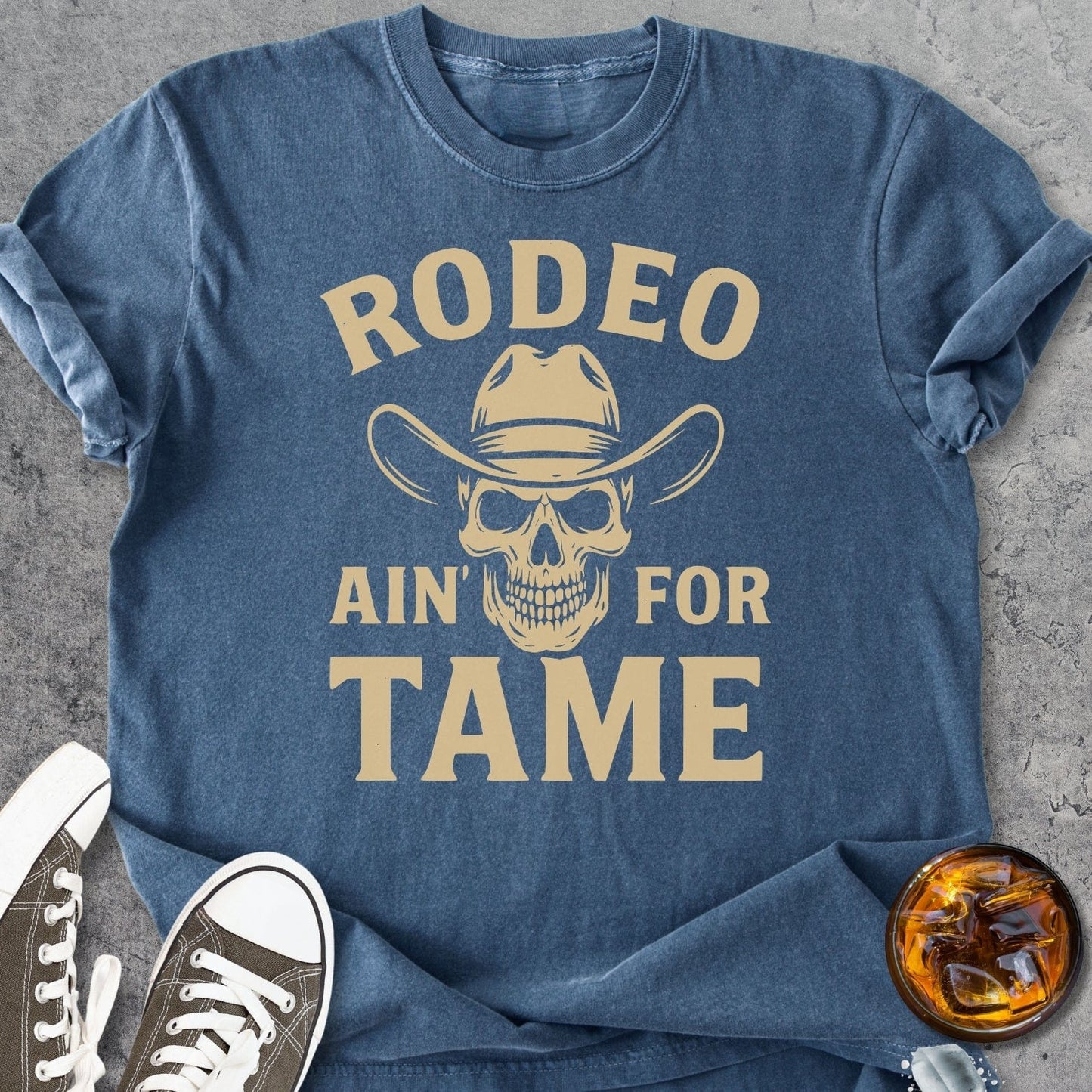 Rodeo Aint For Tame - Vintage Heavyweight Tee