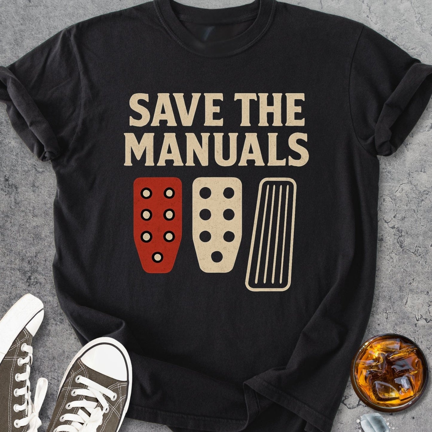 Save The Manuals 2 - Vintage Heavyweight Tee