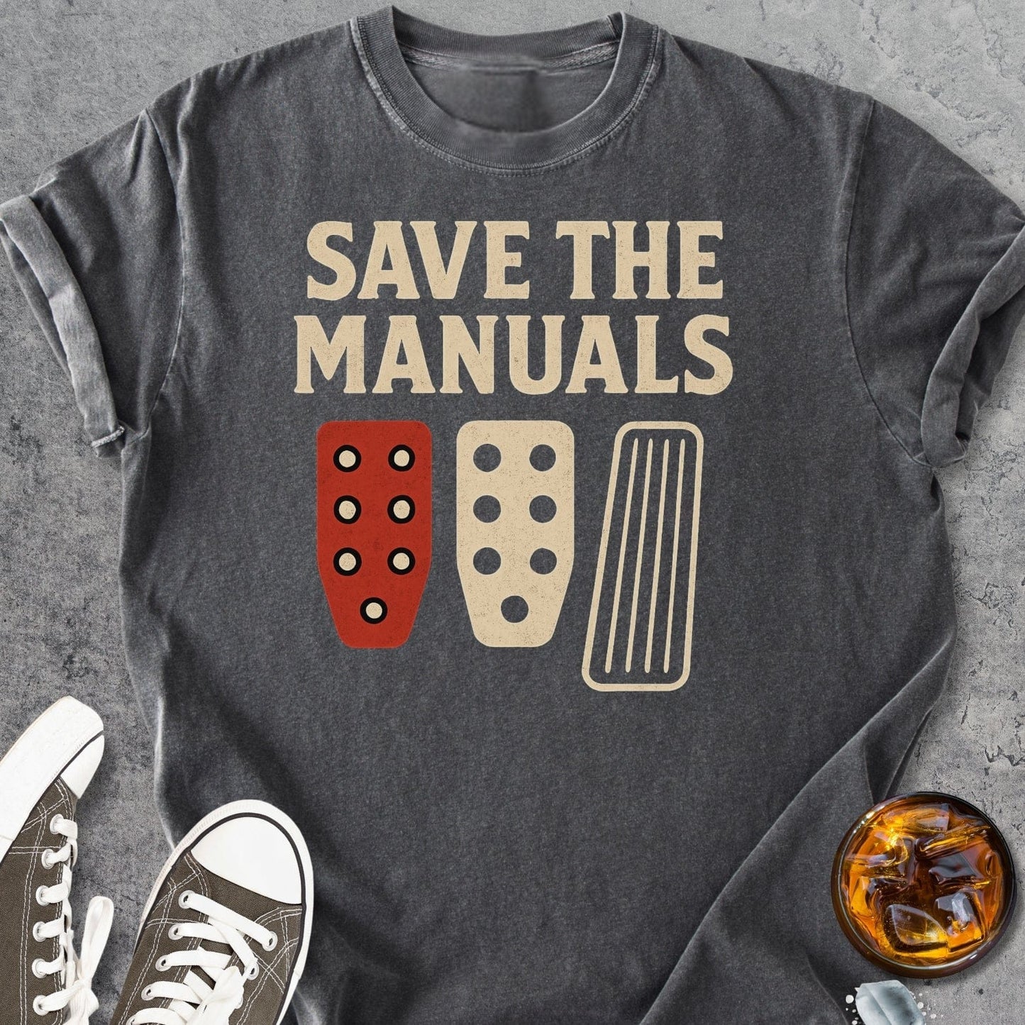 Save The Manuals 2 - Vintage Heavyweight Tee